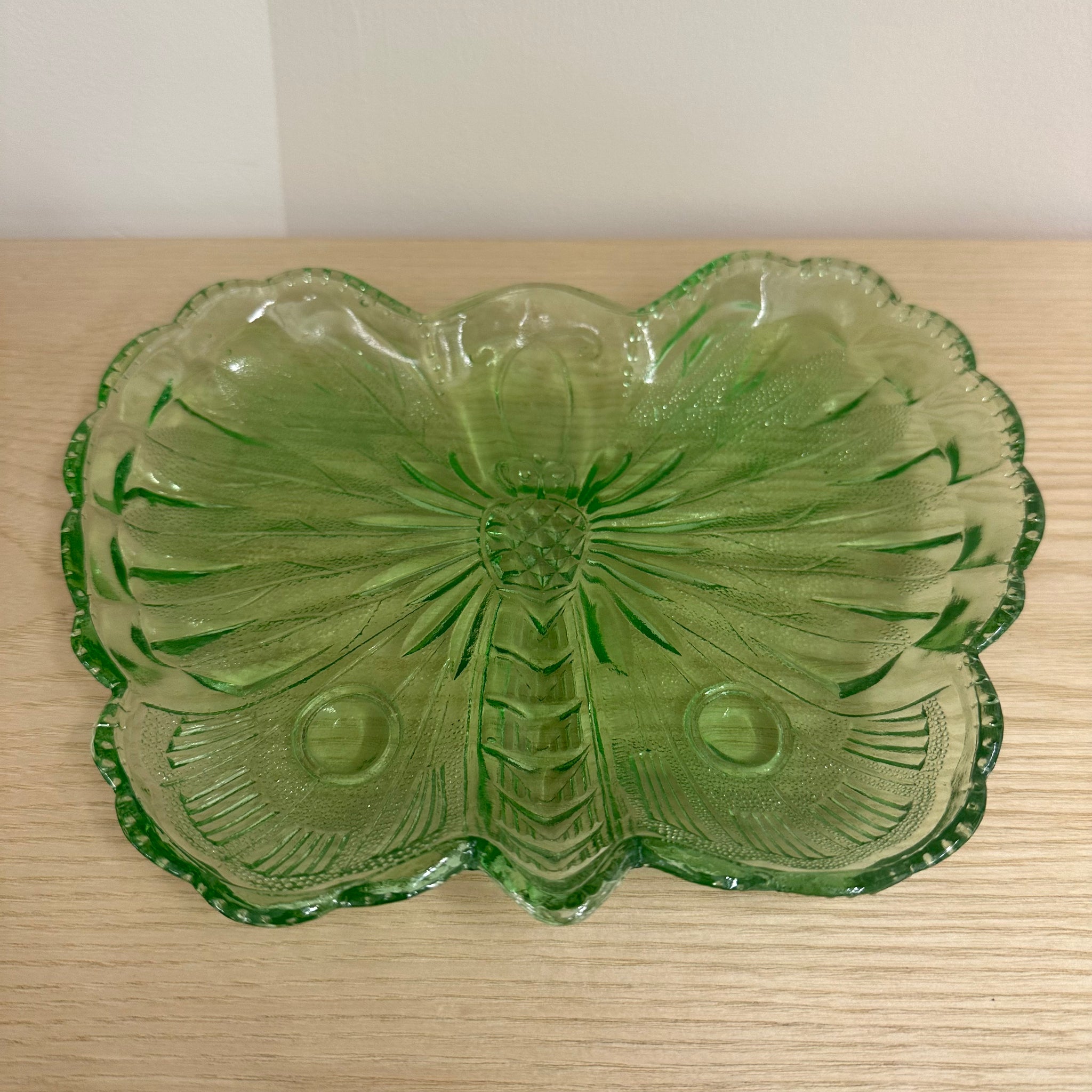 Green Butterfly Tray