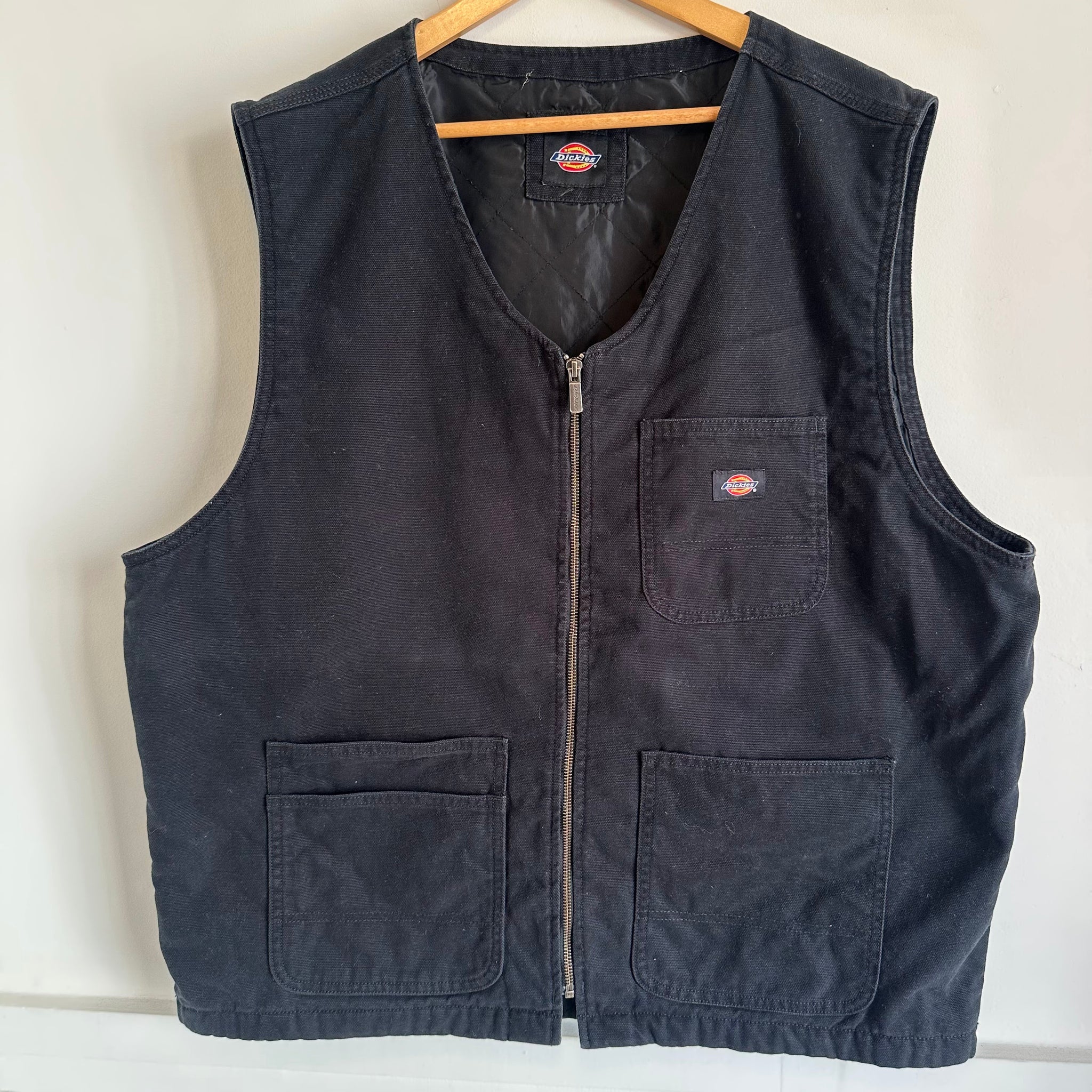 Dickies Black Canvas Vest | 2XL