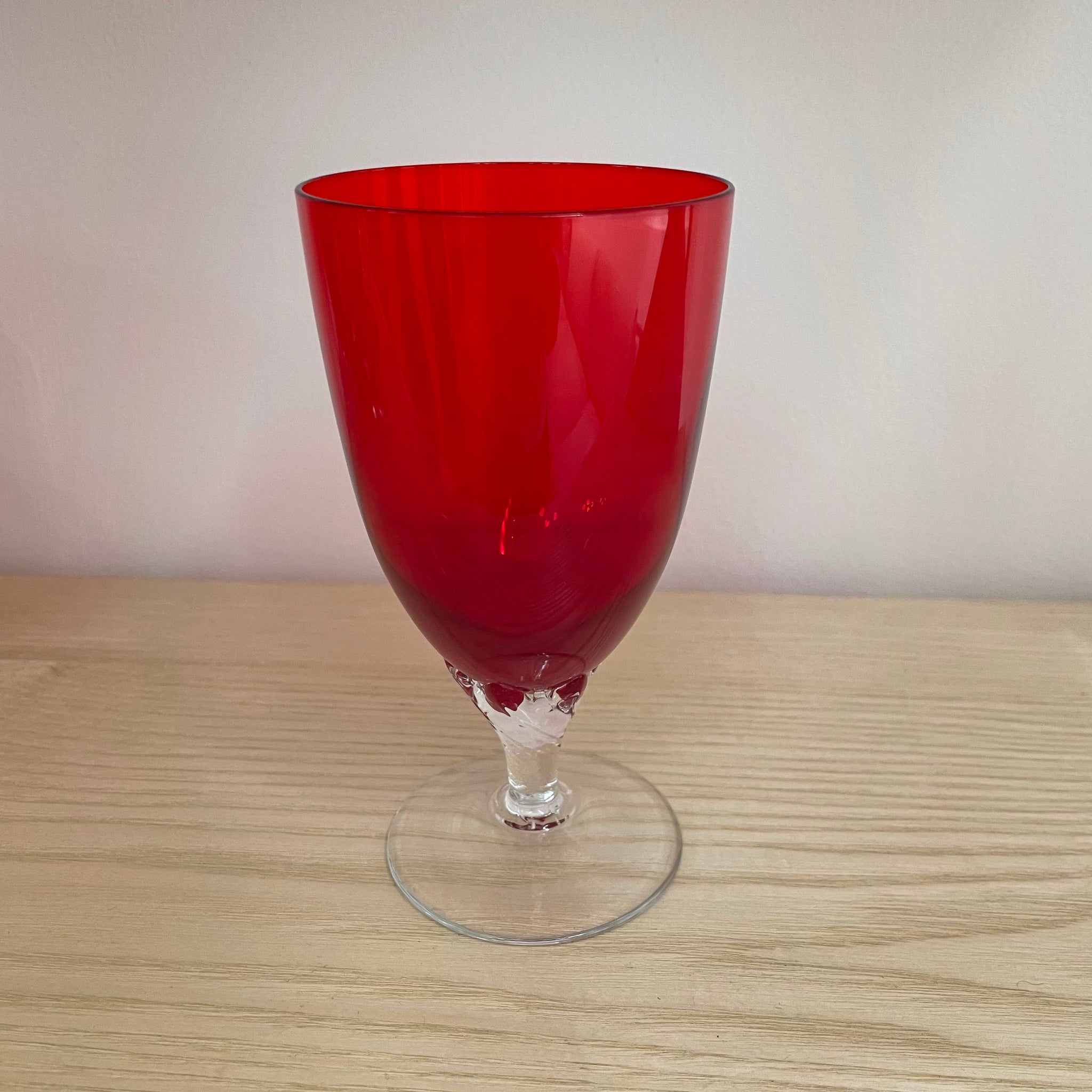 Ruby Chalice Glasses (set of 4)