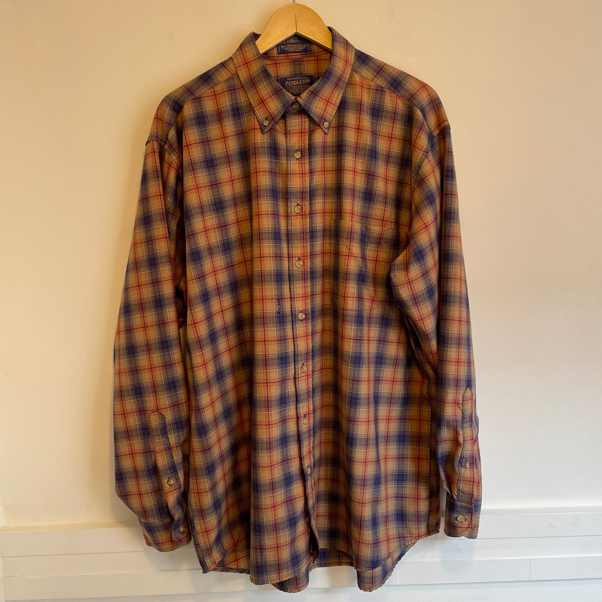 Autumn Plaid Button Up | XL