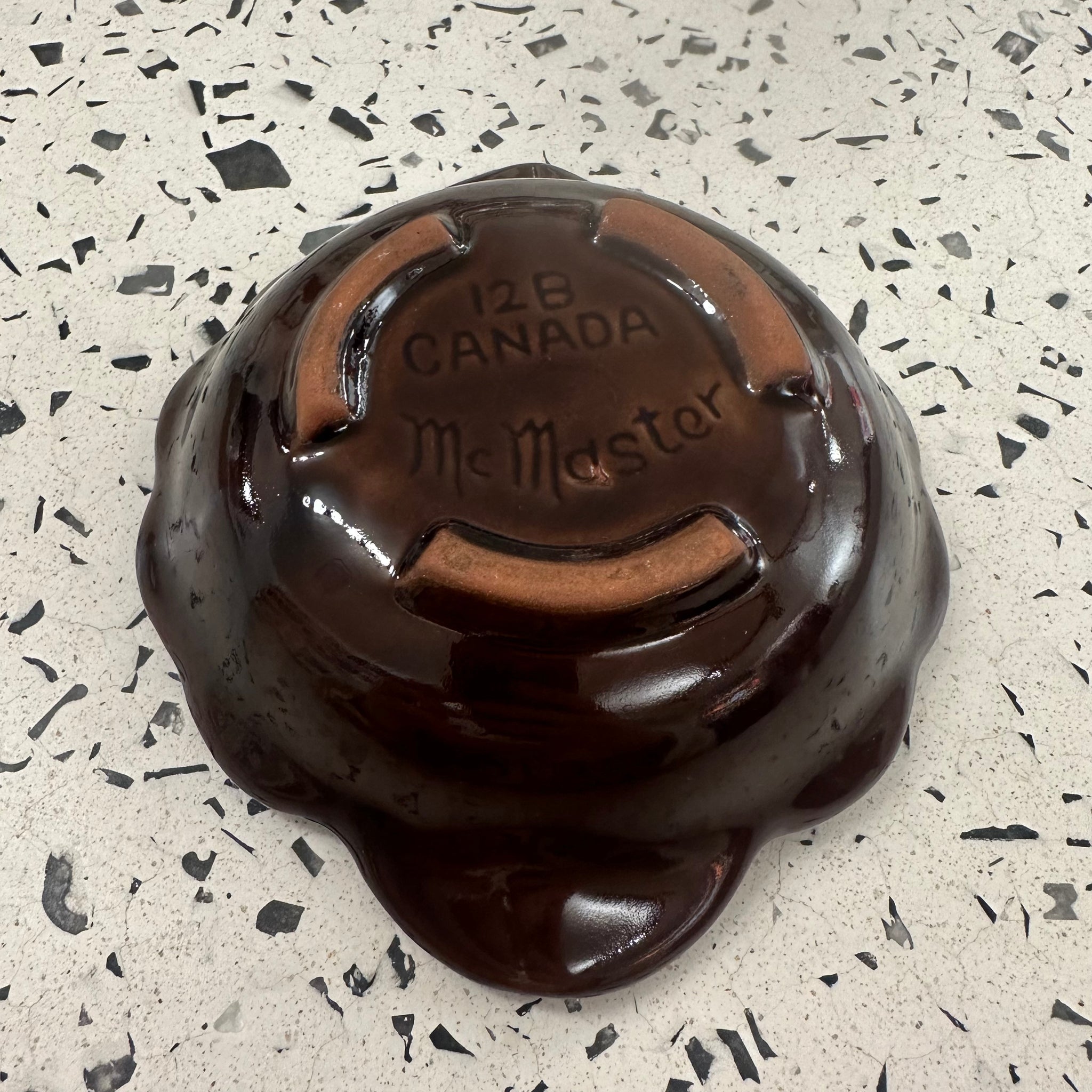 Brown Ceramic Ashtray