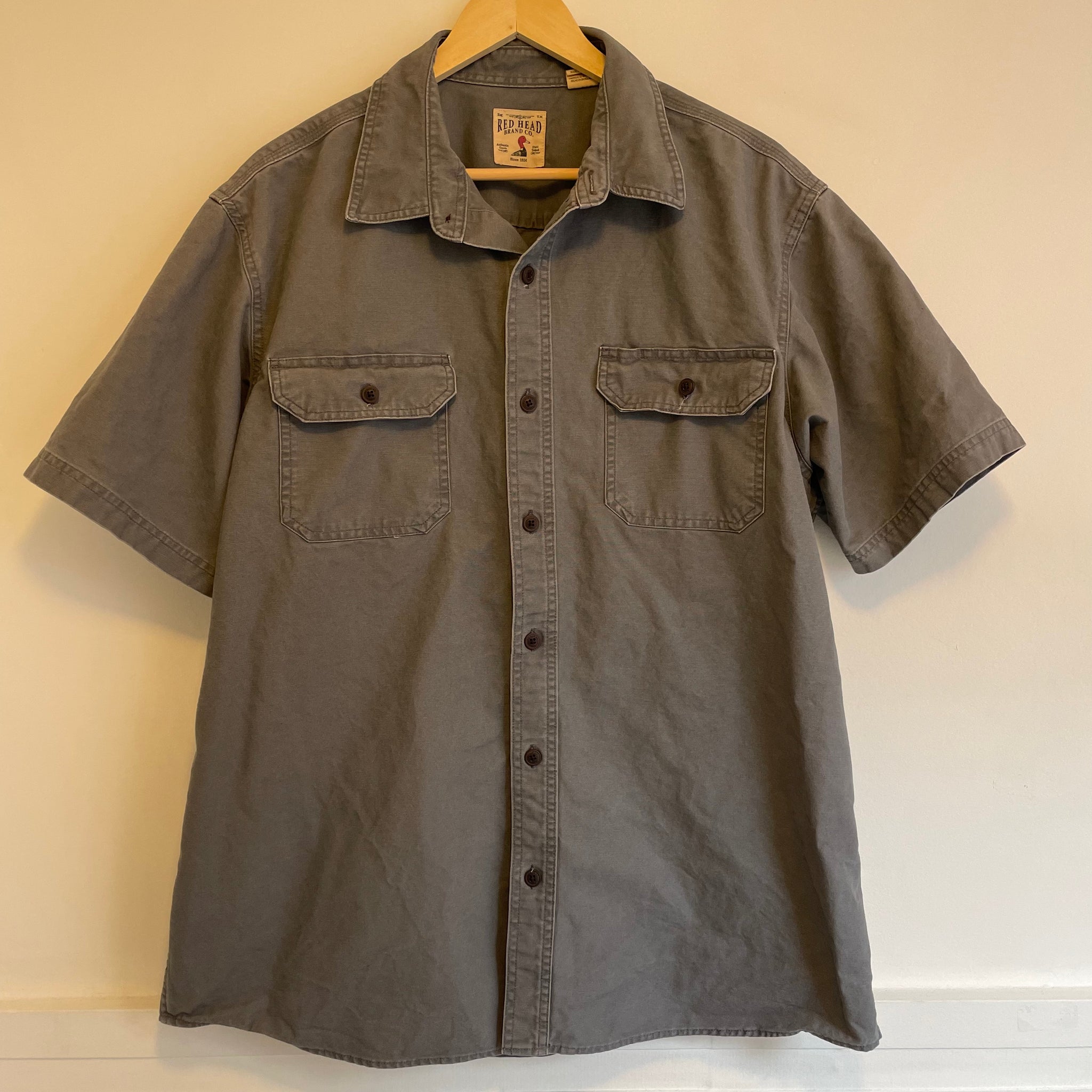 Grey Button Up | XL