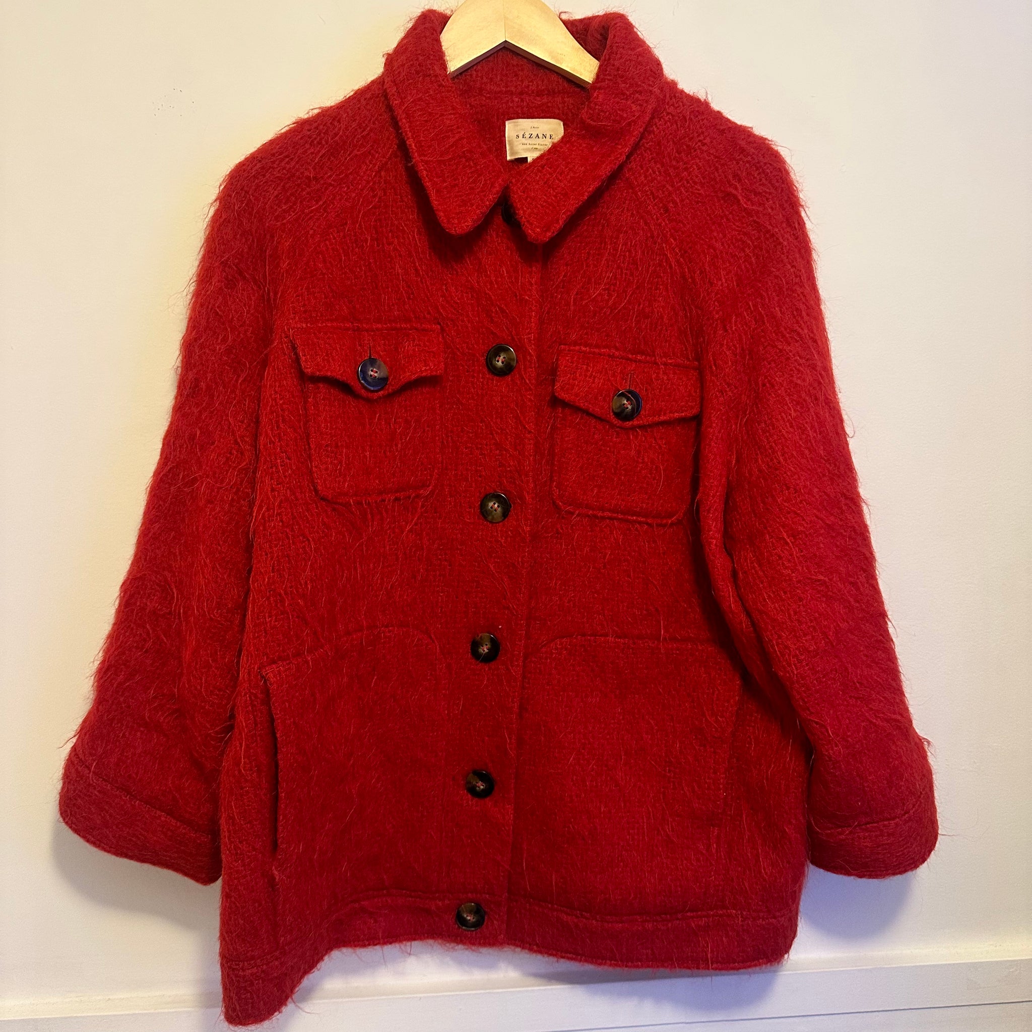 Red Sezane Jacket | L