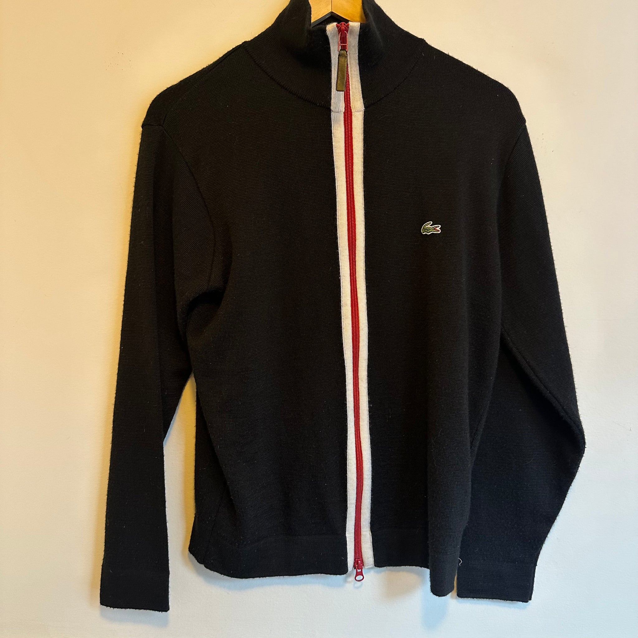 Lacoste Zip-up Sweater | M