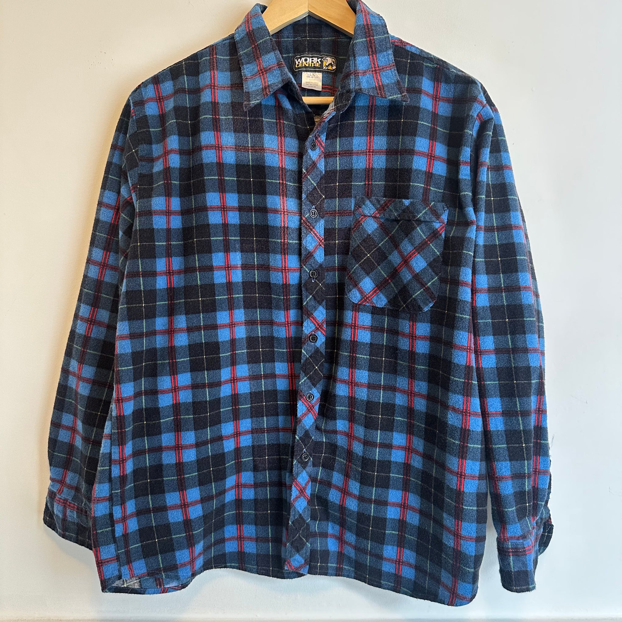 Blue and Red Plaid | L