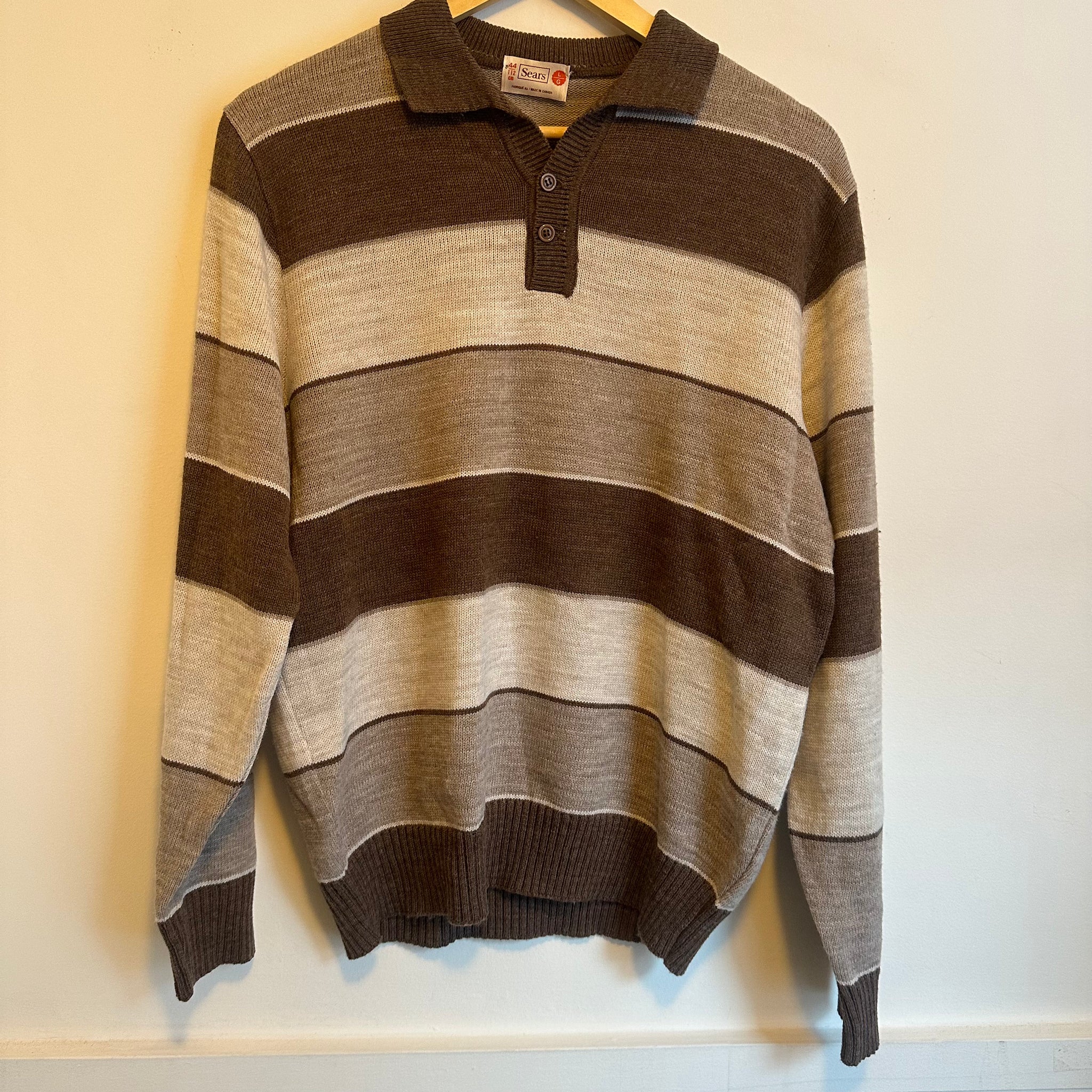 Brown Rugby Tee | L