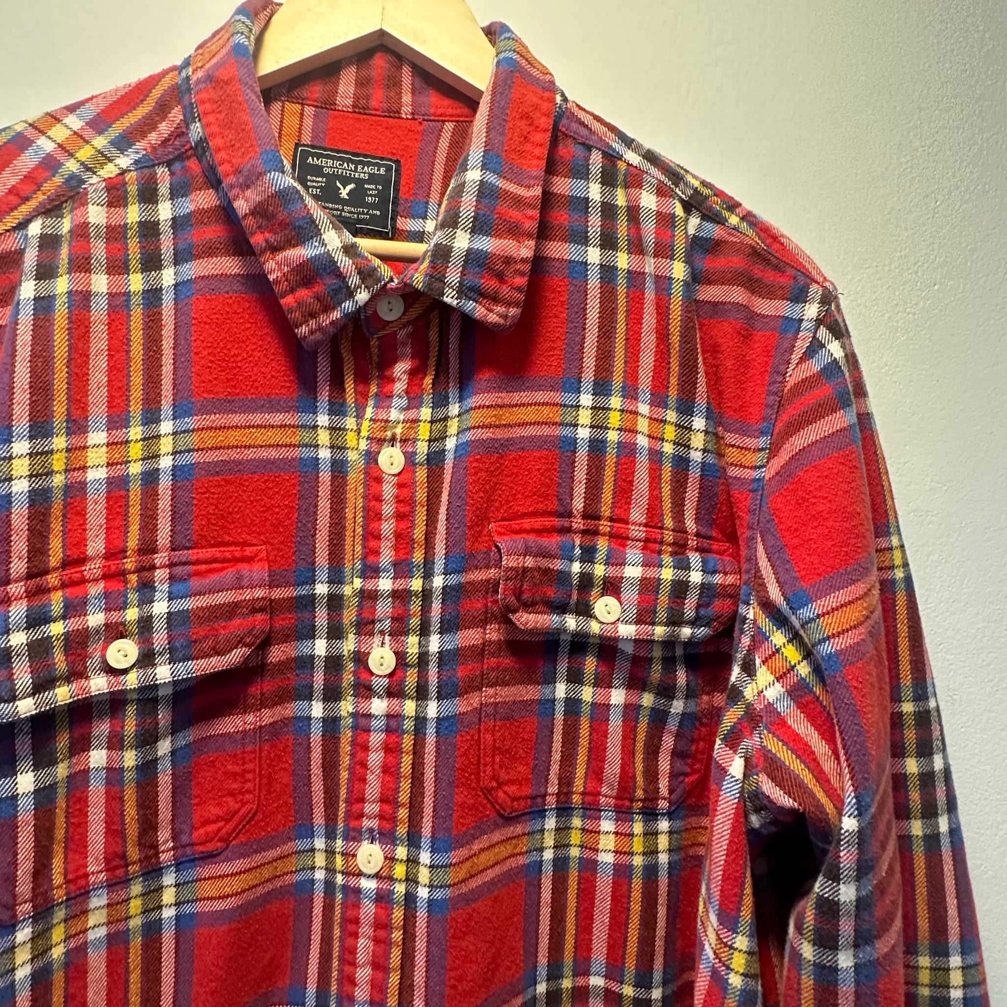 Plaid Button Up | 2XL