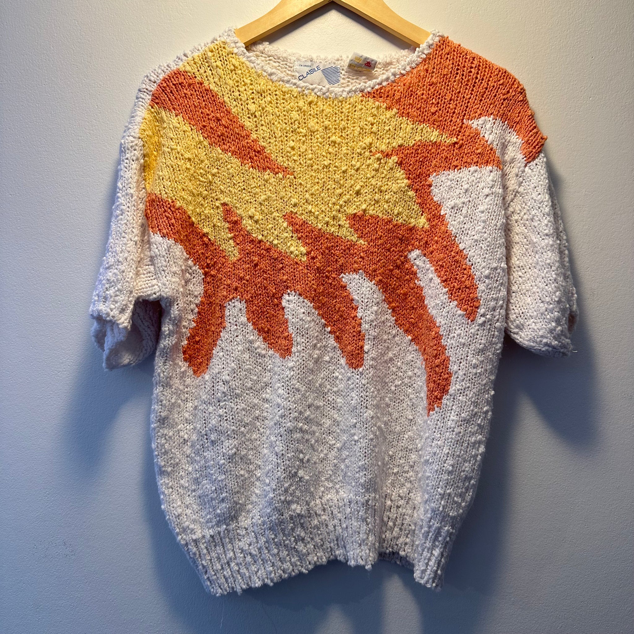 Knit Flame Sweater | M