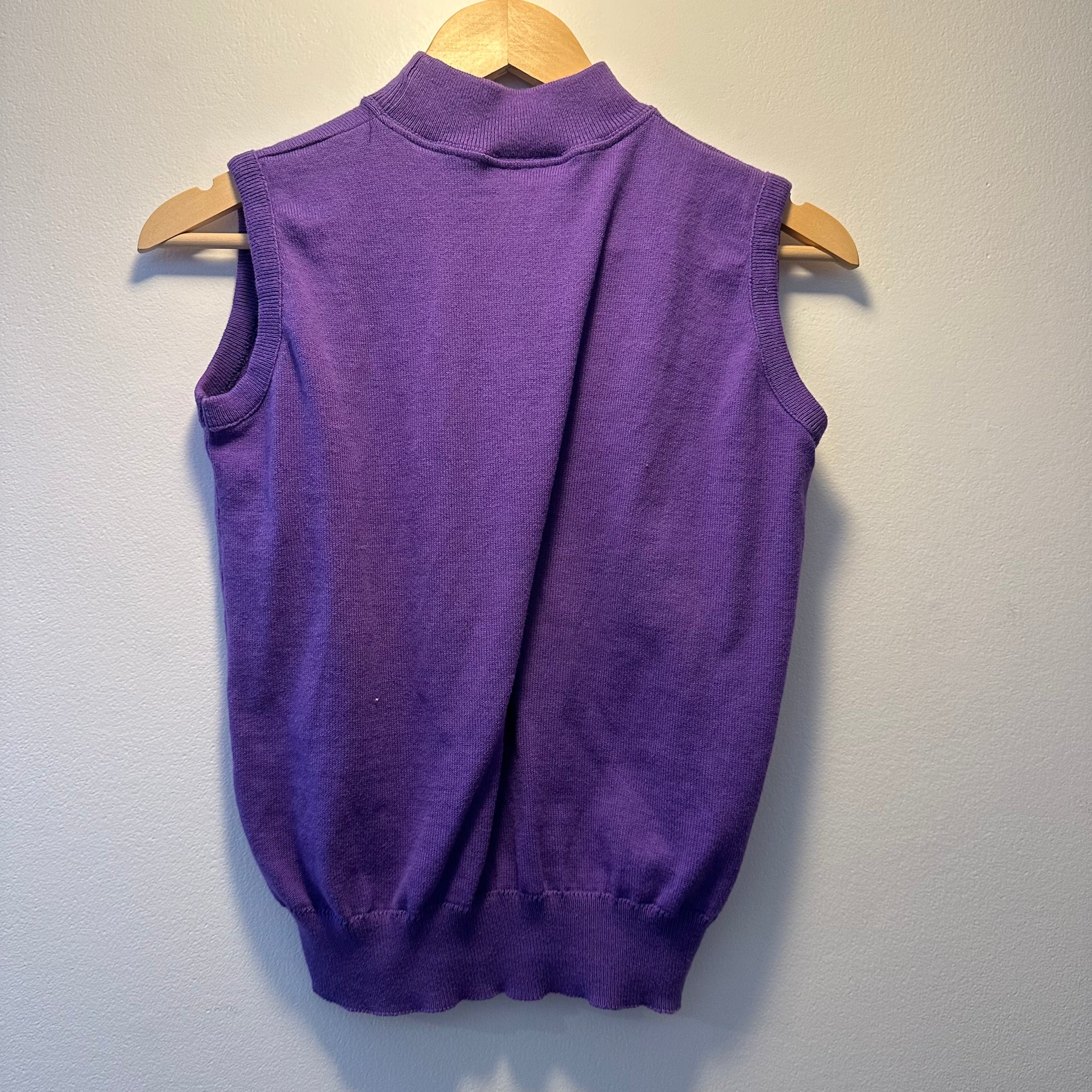 Purple Sweater Vest | S