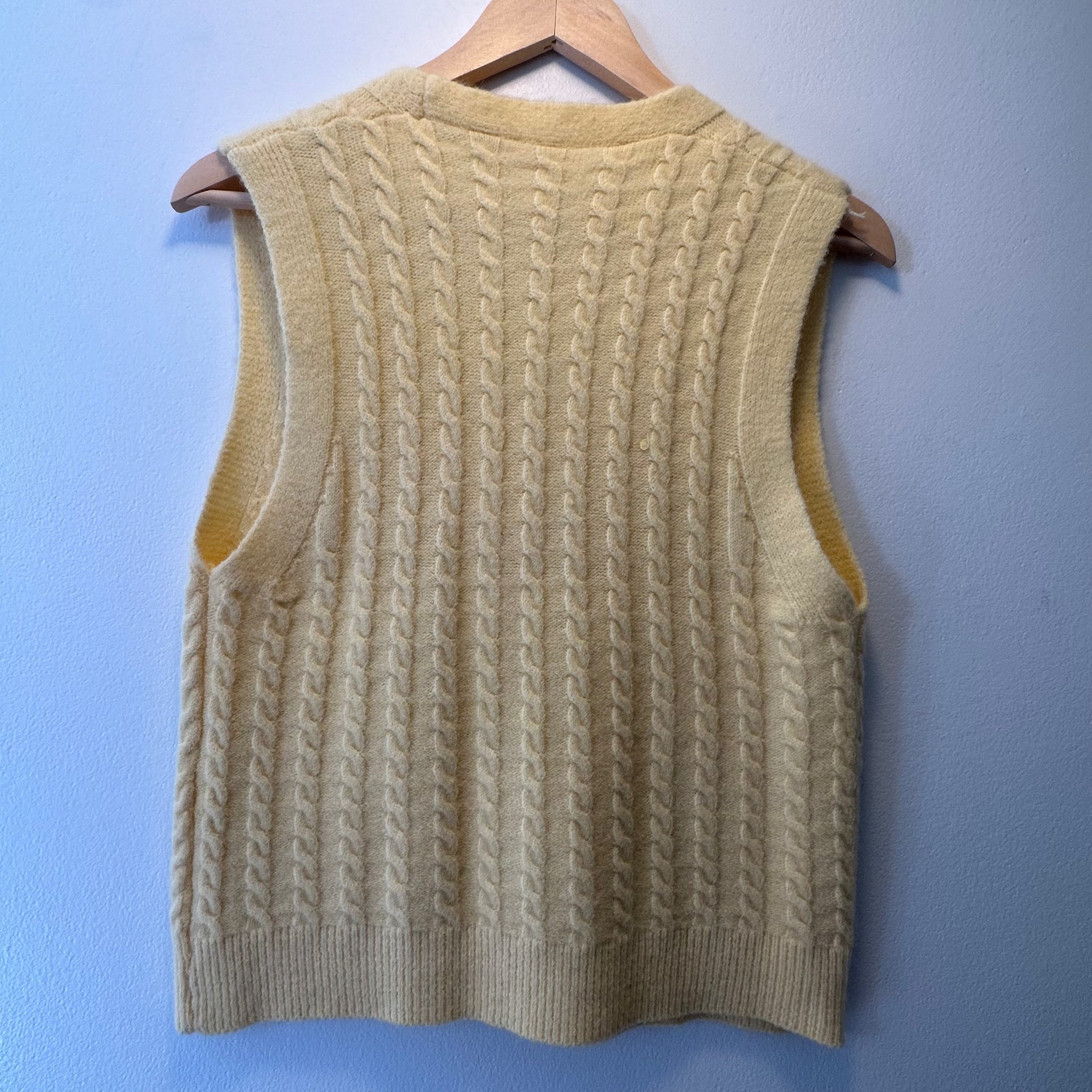 Cream Sweater Vest | S