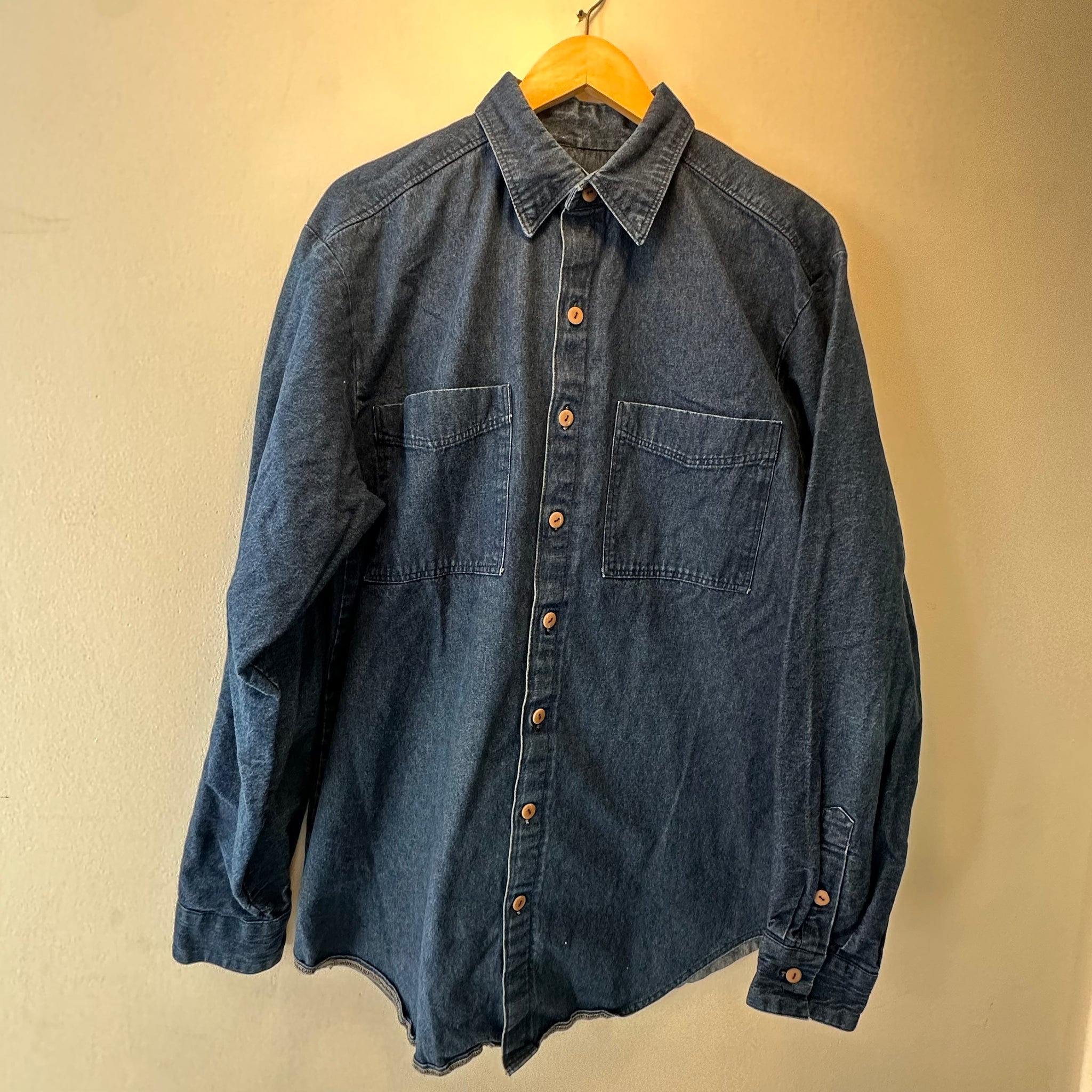 Denim Button Up | L