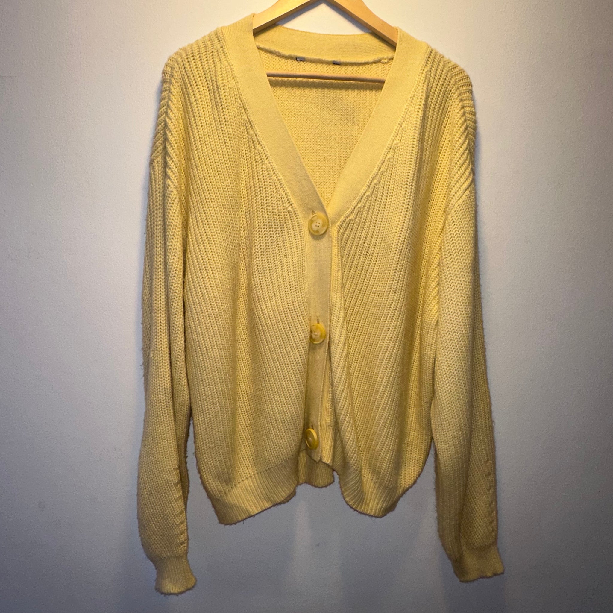 Yellow Cardigan | L