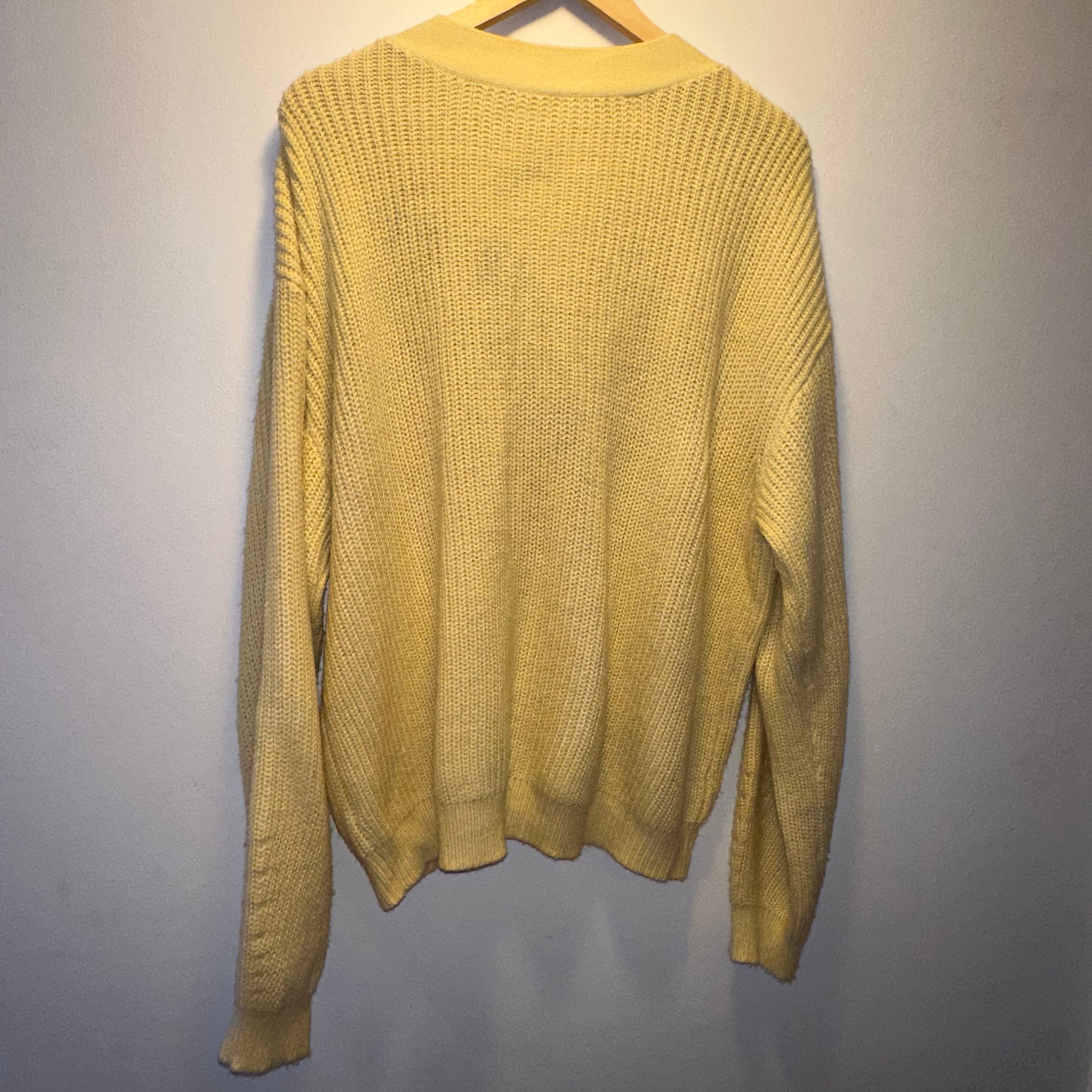 Yellow Cardigan | L