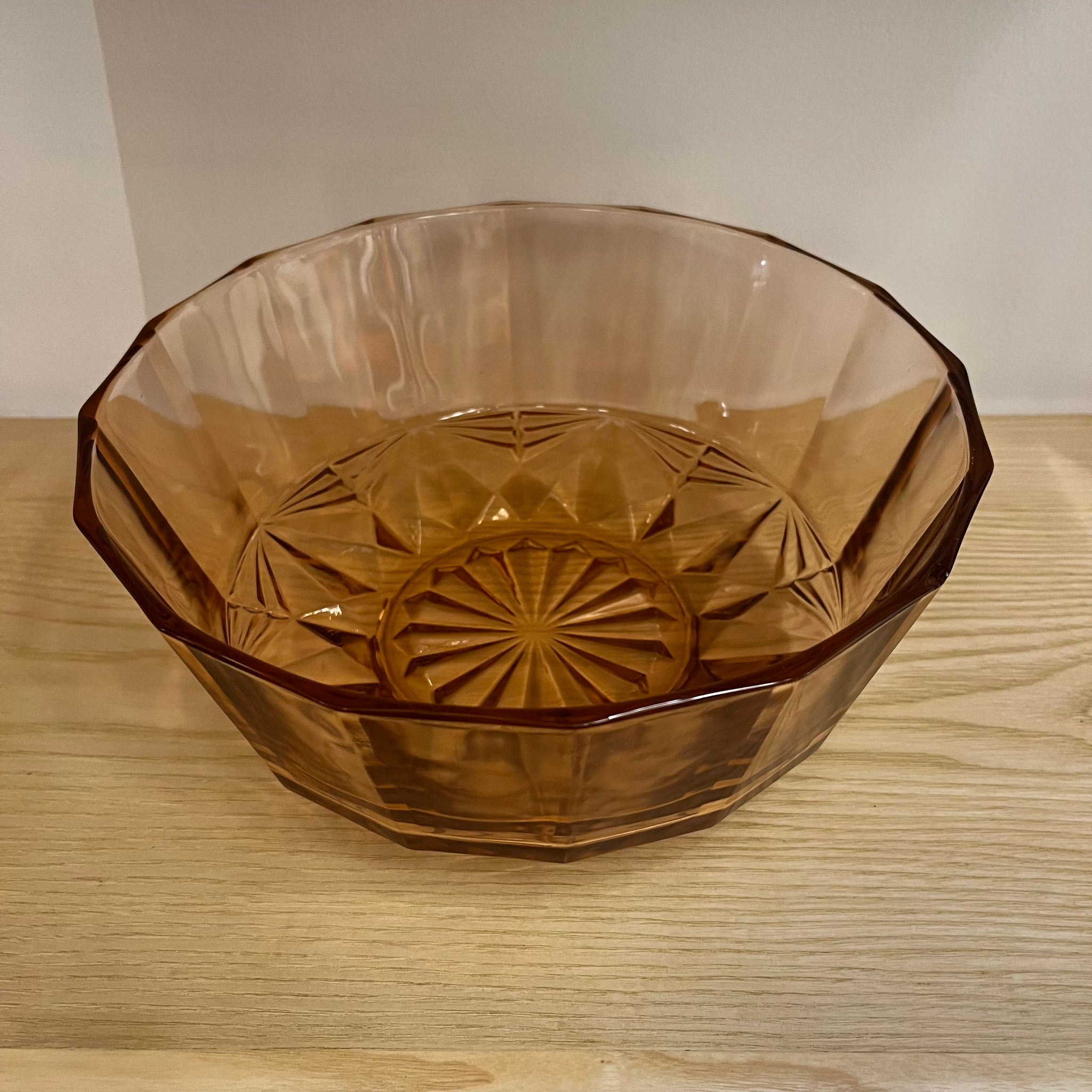 Blush Pink Depression Glass Bowl