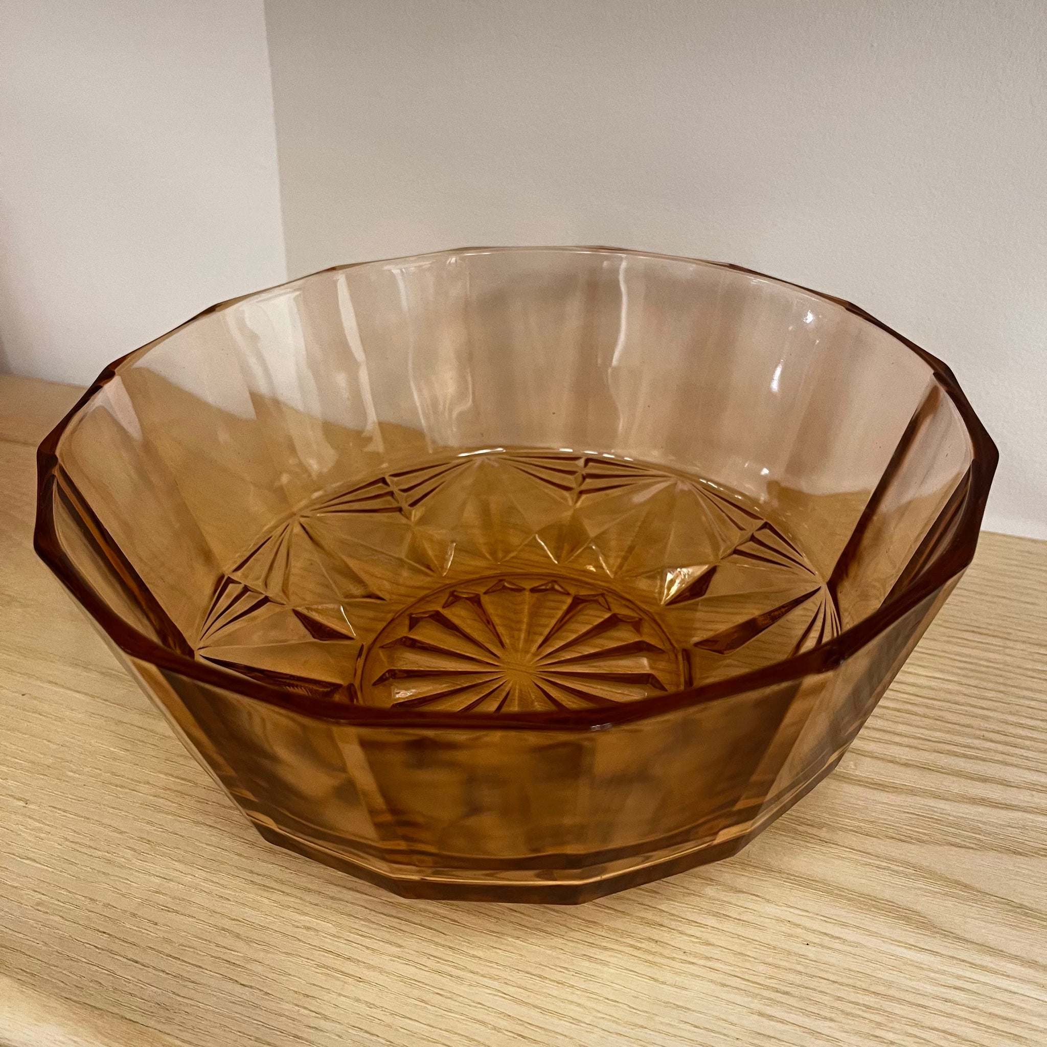 Blush Pink Depression Glass Bowl