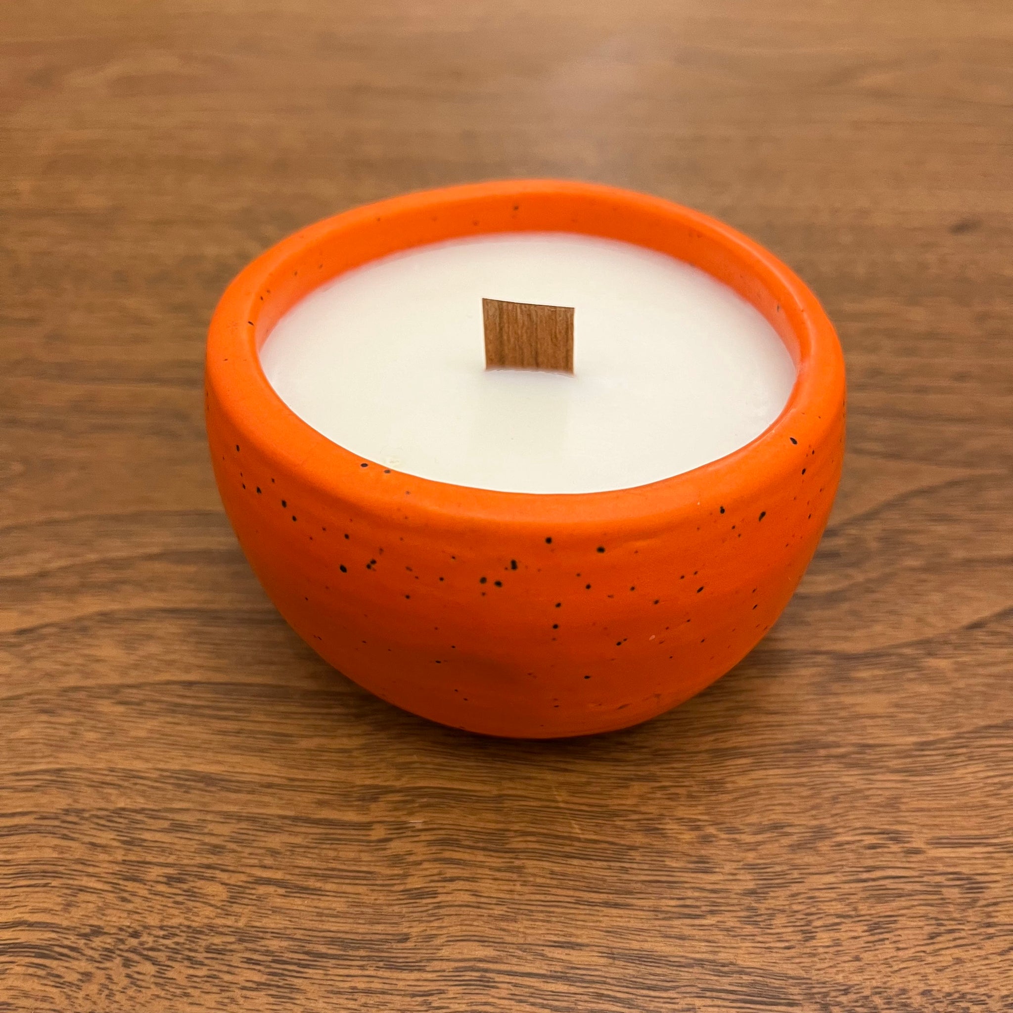 Orange Round Candle