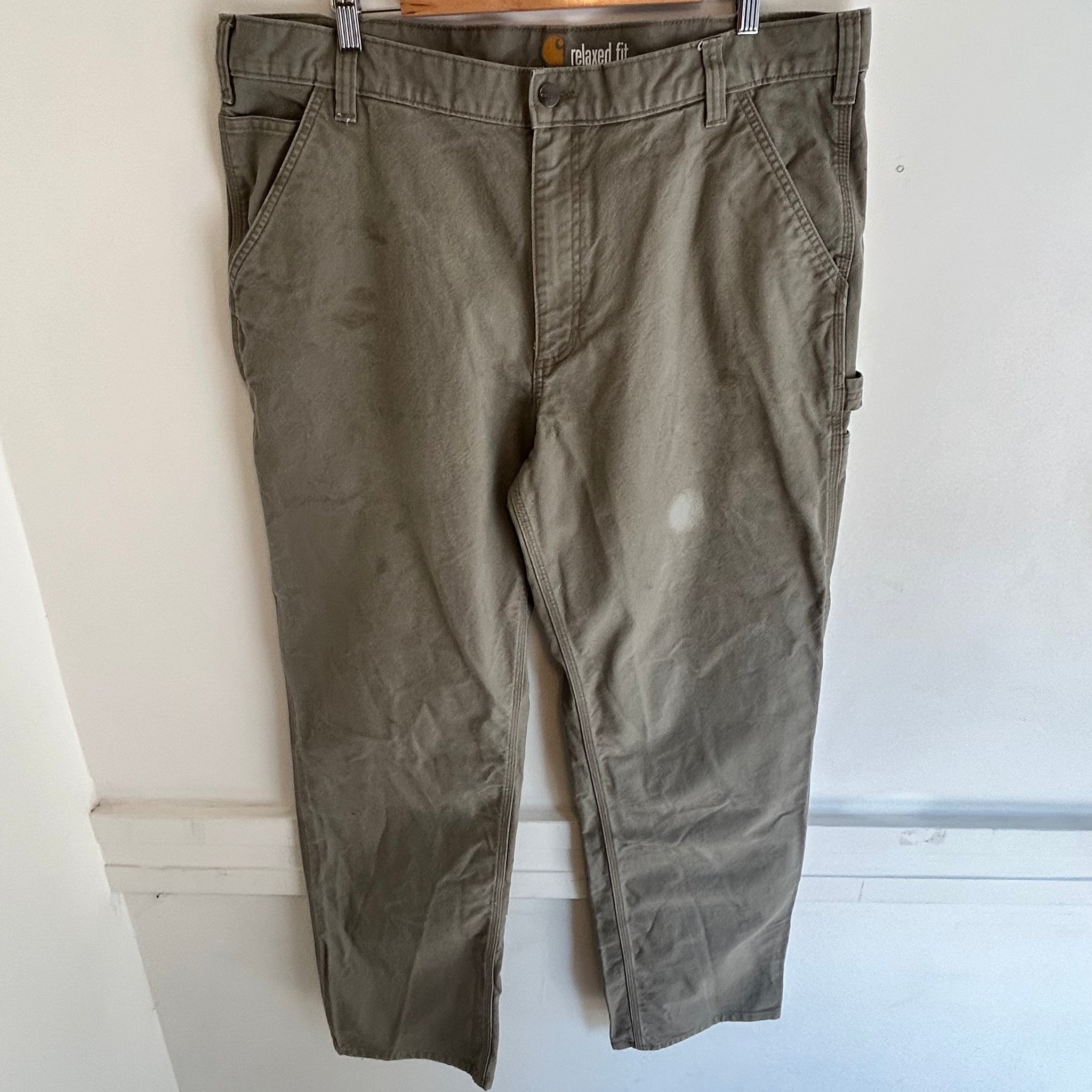 Taupe Carhartt Carpenter Pant | 40