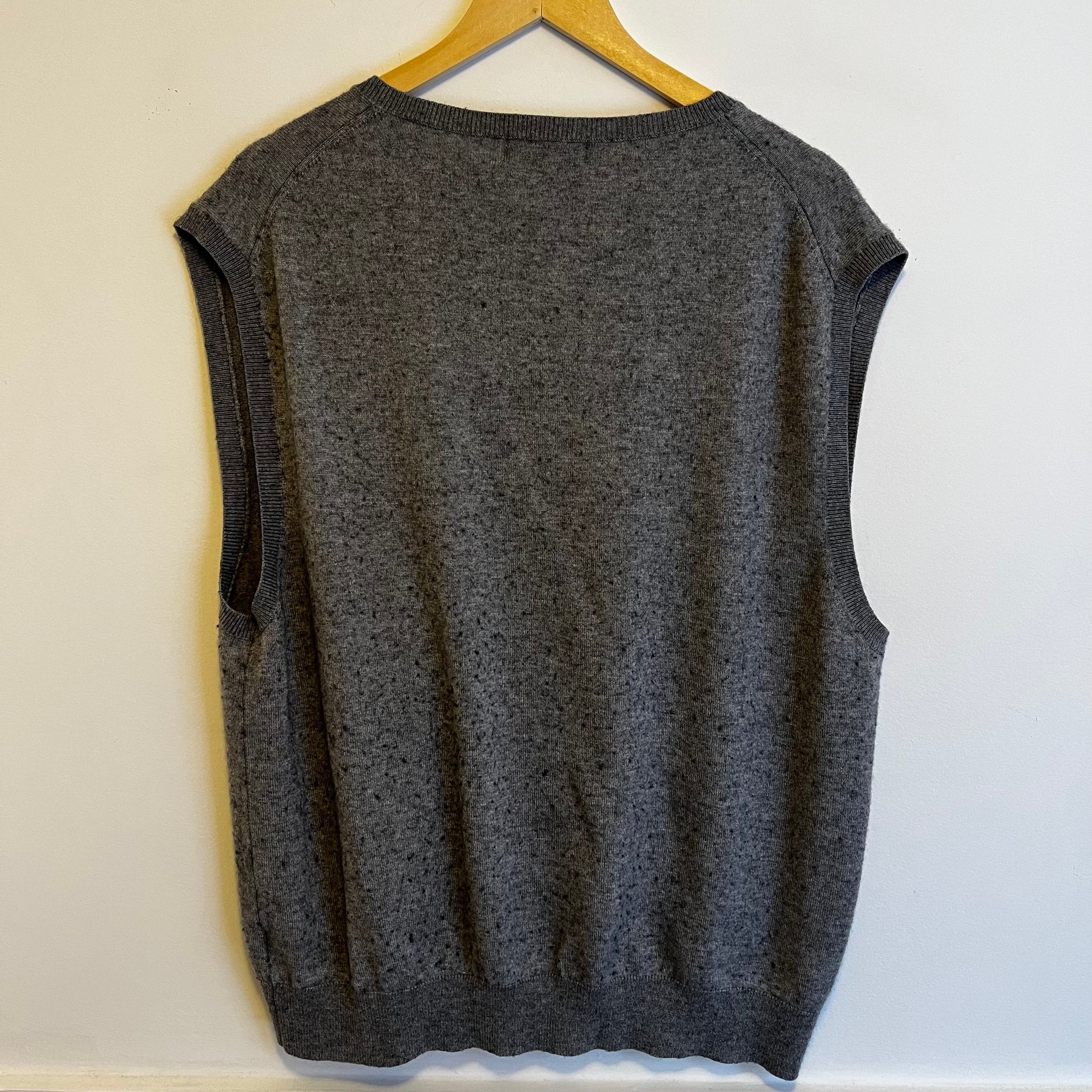 Grey Sweater Vest | 3XL