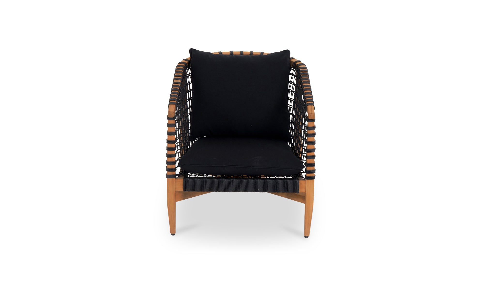 Kuna Outdoor Lounge Chair | Black