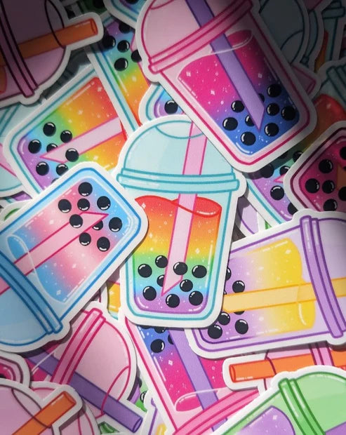 Queer Boba Stickers