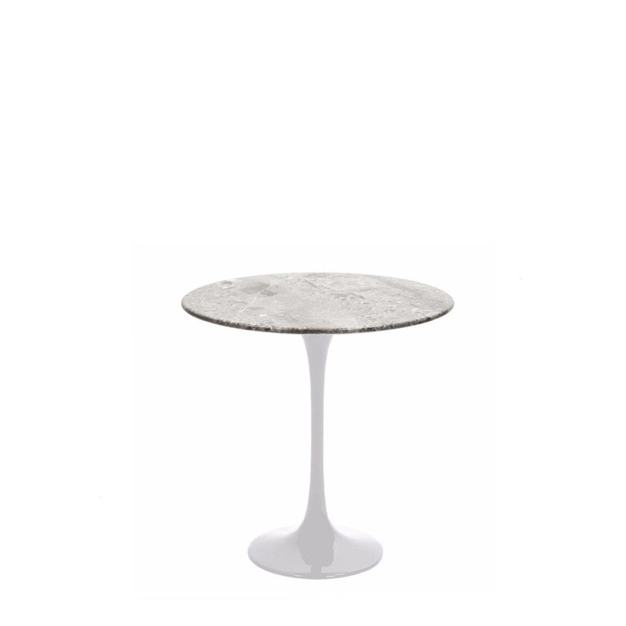 Barbell Side Table - White Base