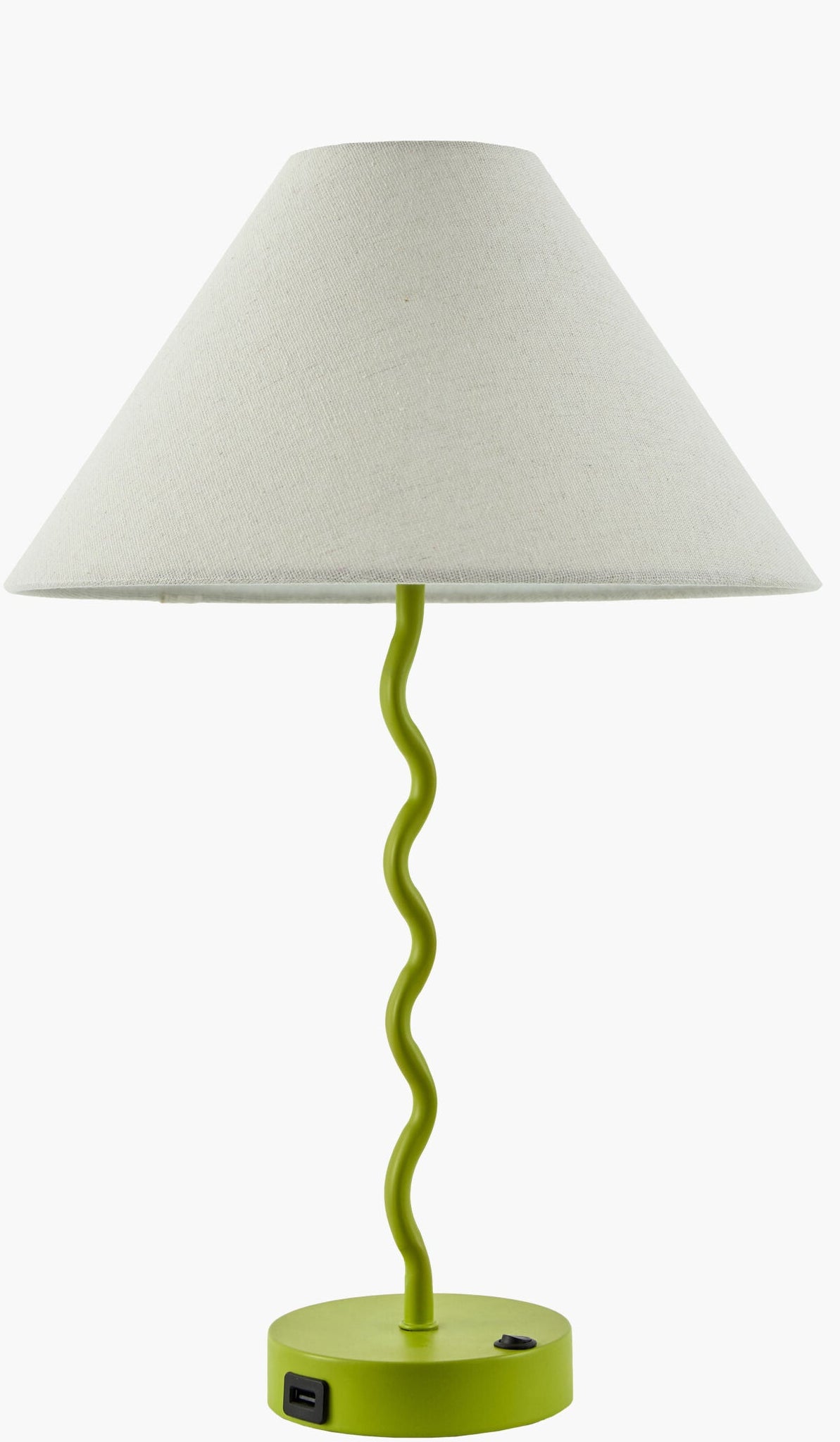 Green Begonia Table Lamp