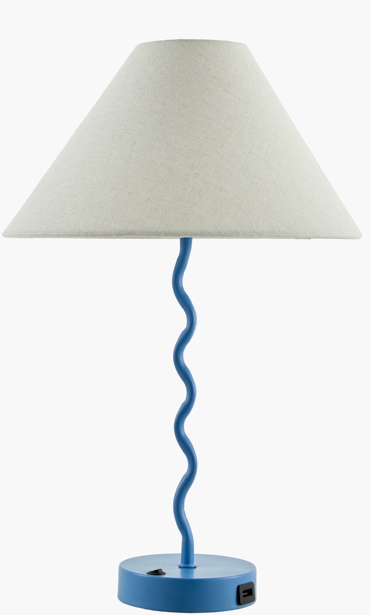 Blue Begonia Table Lamp