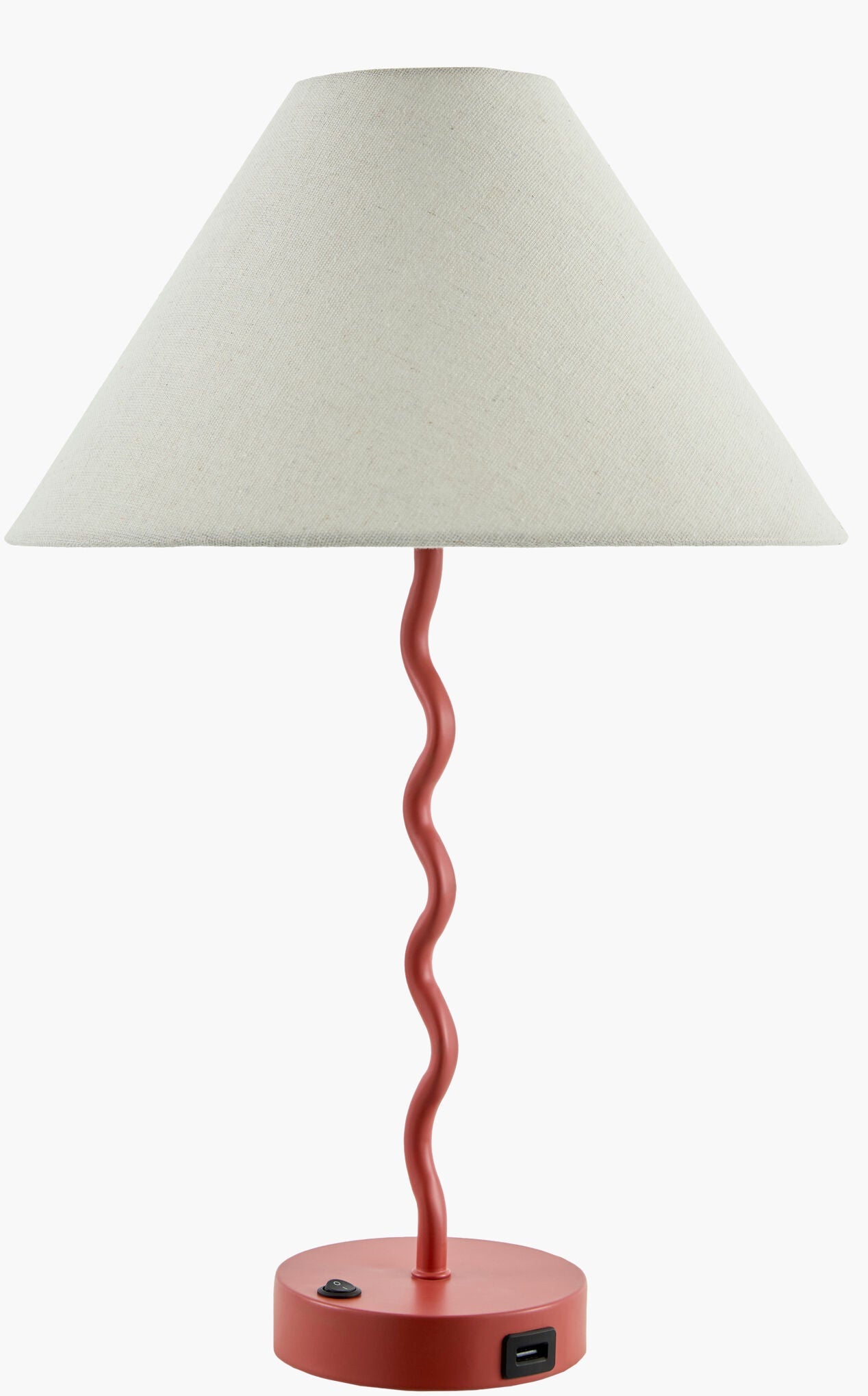 Red Begonia Table Lamp