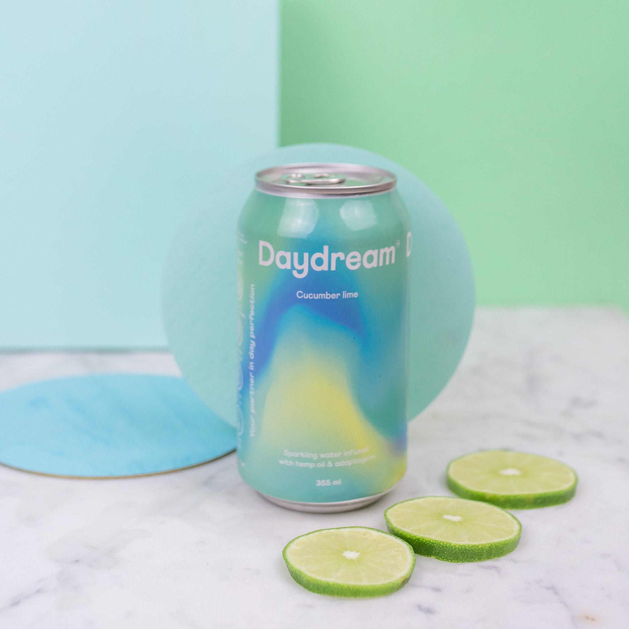 Cucumber Lime Adaptogen Sparking Water