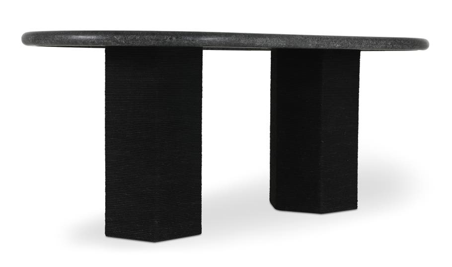 Sartoria Black Granite Dining Table