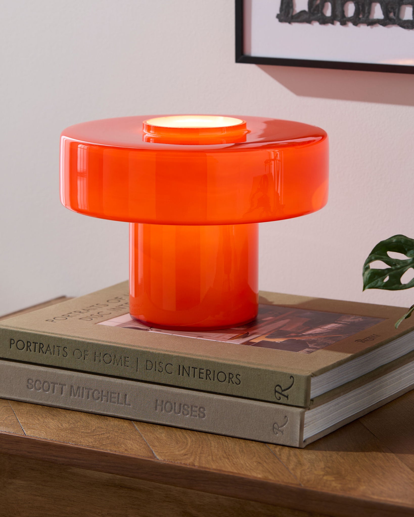 Orange Nozay Accent Table Lamp