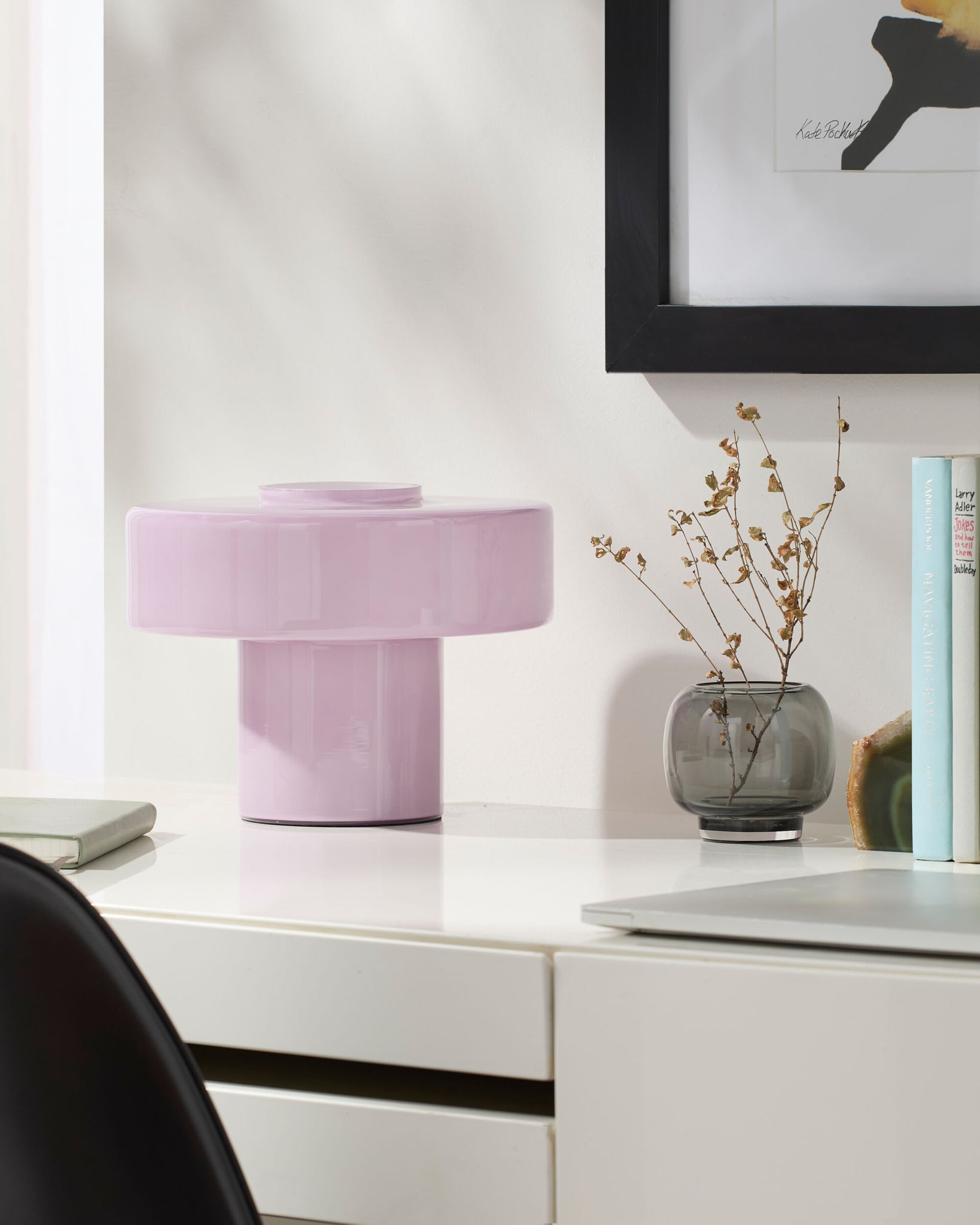 Purple Nozay Accent Table Lamp