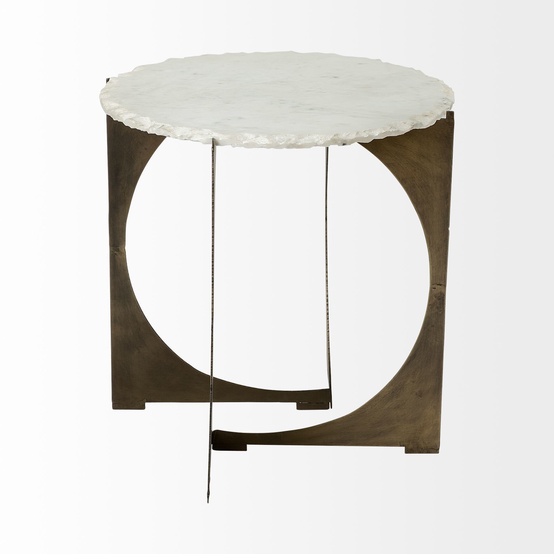 Reinhold End Table | White