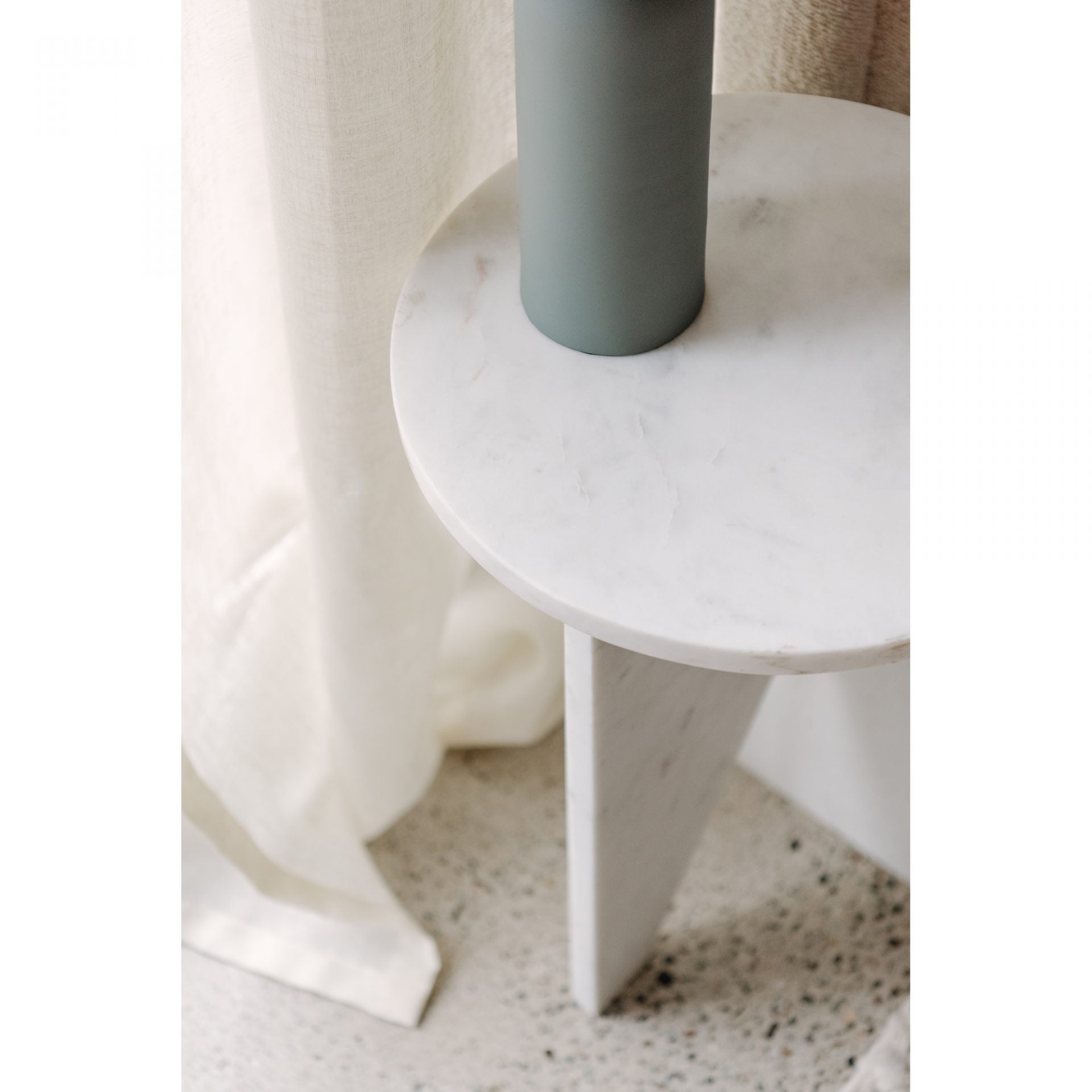 Grace Accent Table | White