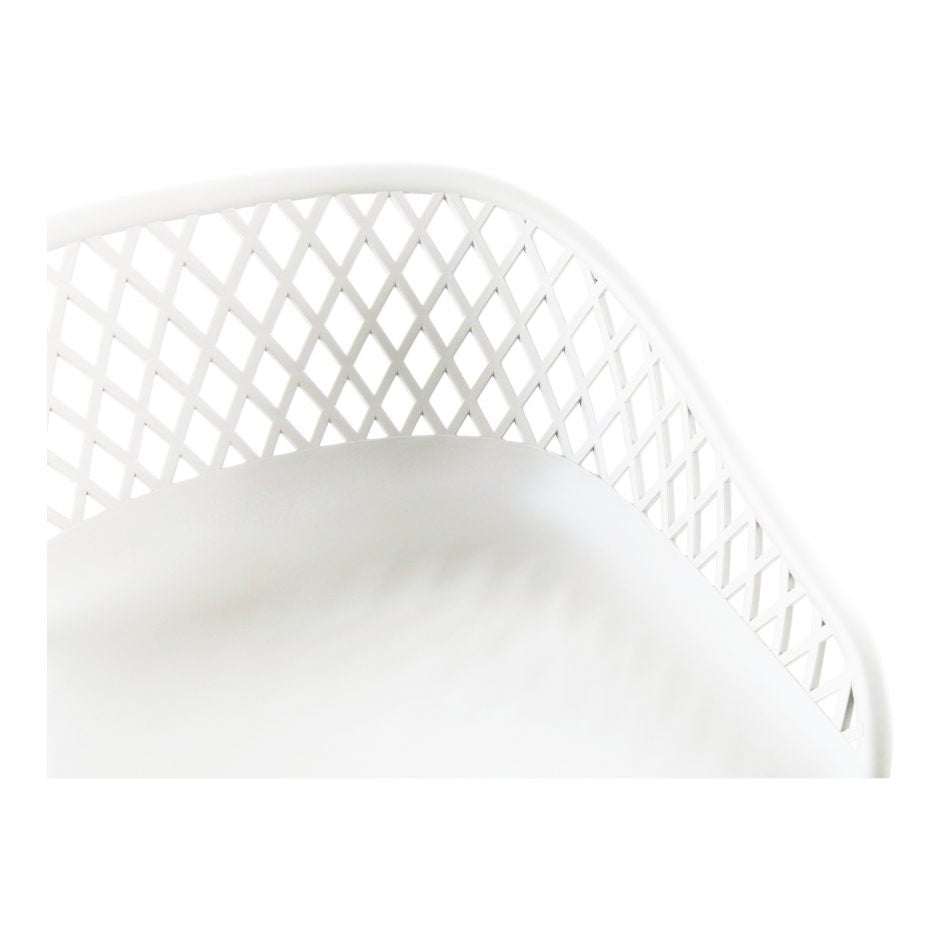 Piazza Outdoor Barstool | White