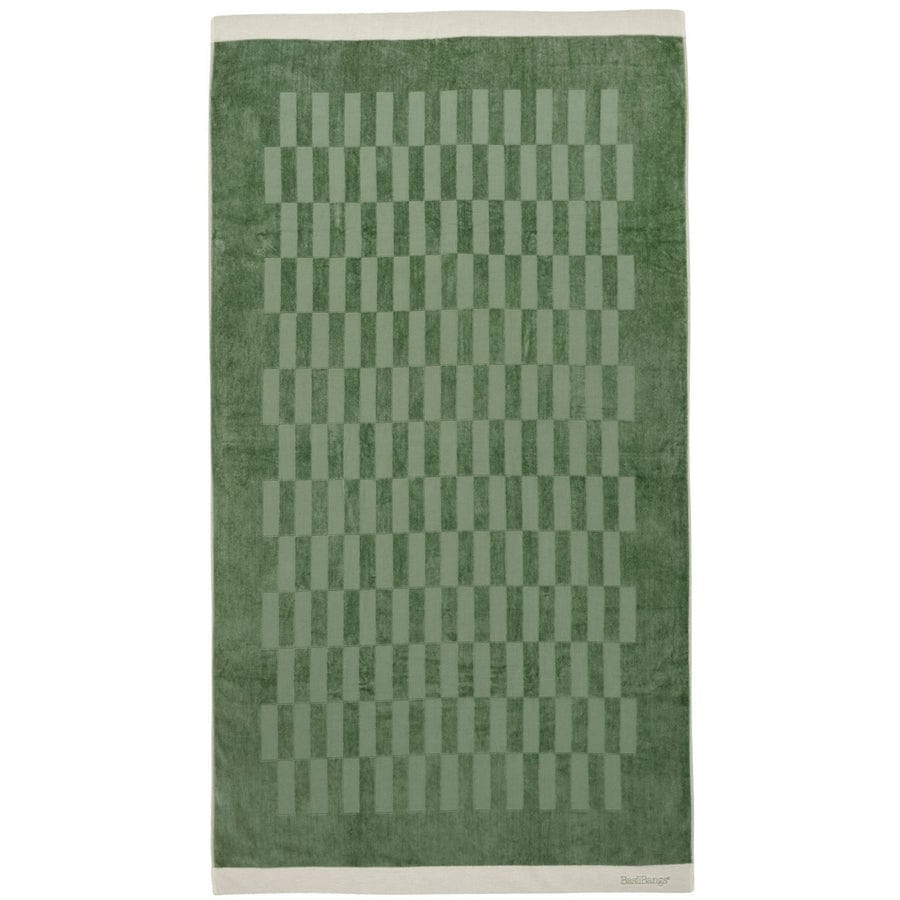 Beach Towel sage  -  Beach Towels  by  Basil Bangs